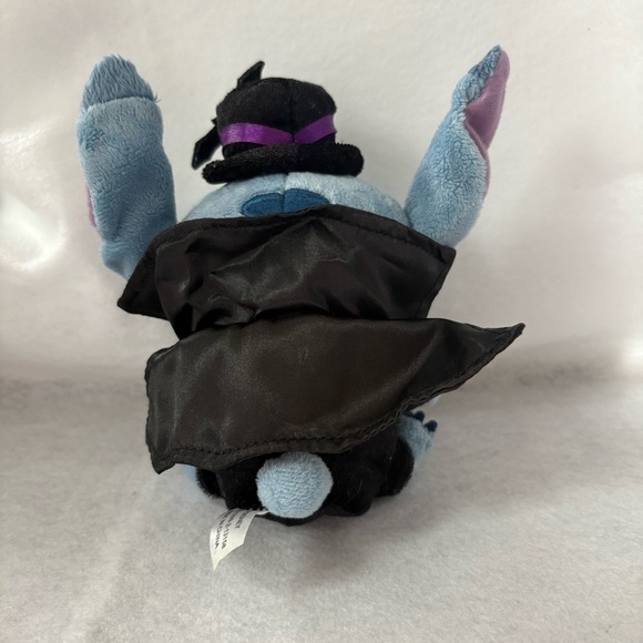 STITCH Dracula Holder Halloween Disney Japan Red Bow Tie Blue Black - Picture 4 of 13